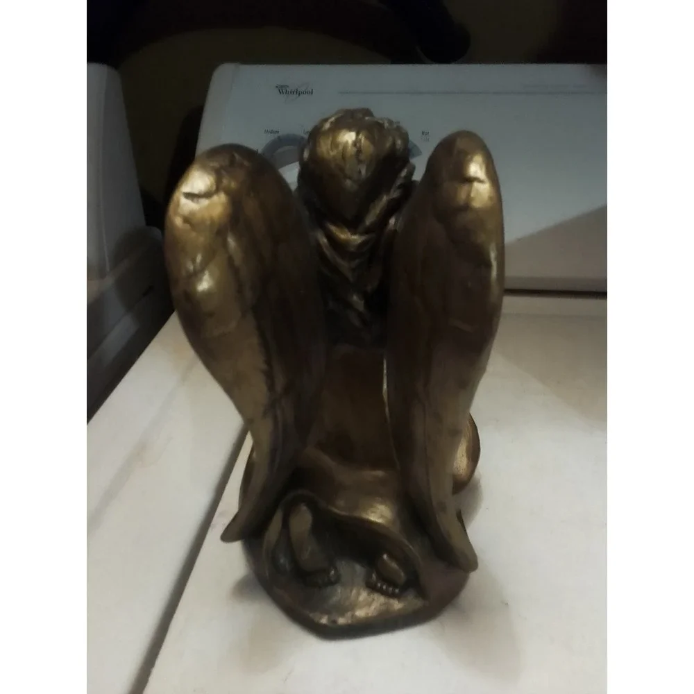 VTG Cherub / Angel T Light Candle Holder 8
